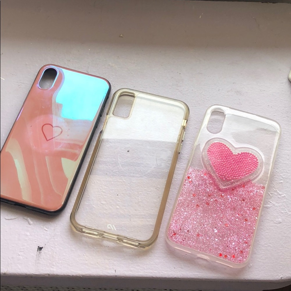 iPhone X cases (used) 3 in ONE deal!